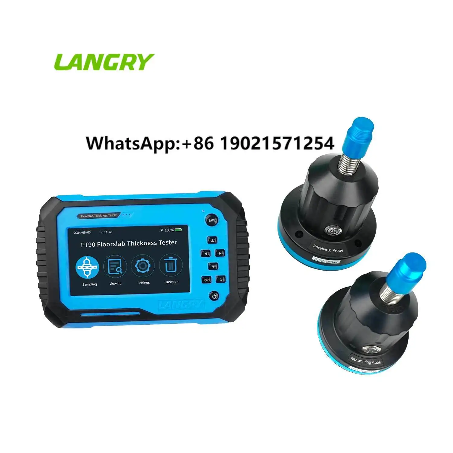 

Measuring the Thickness of Concrete Detection Nonmetallic Material Thickness Concrete Floor Thickness Detector