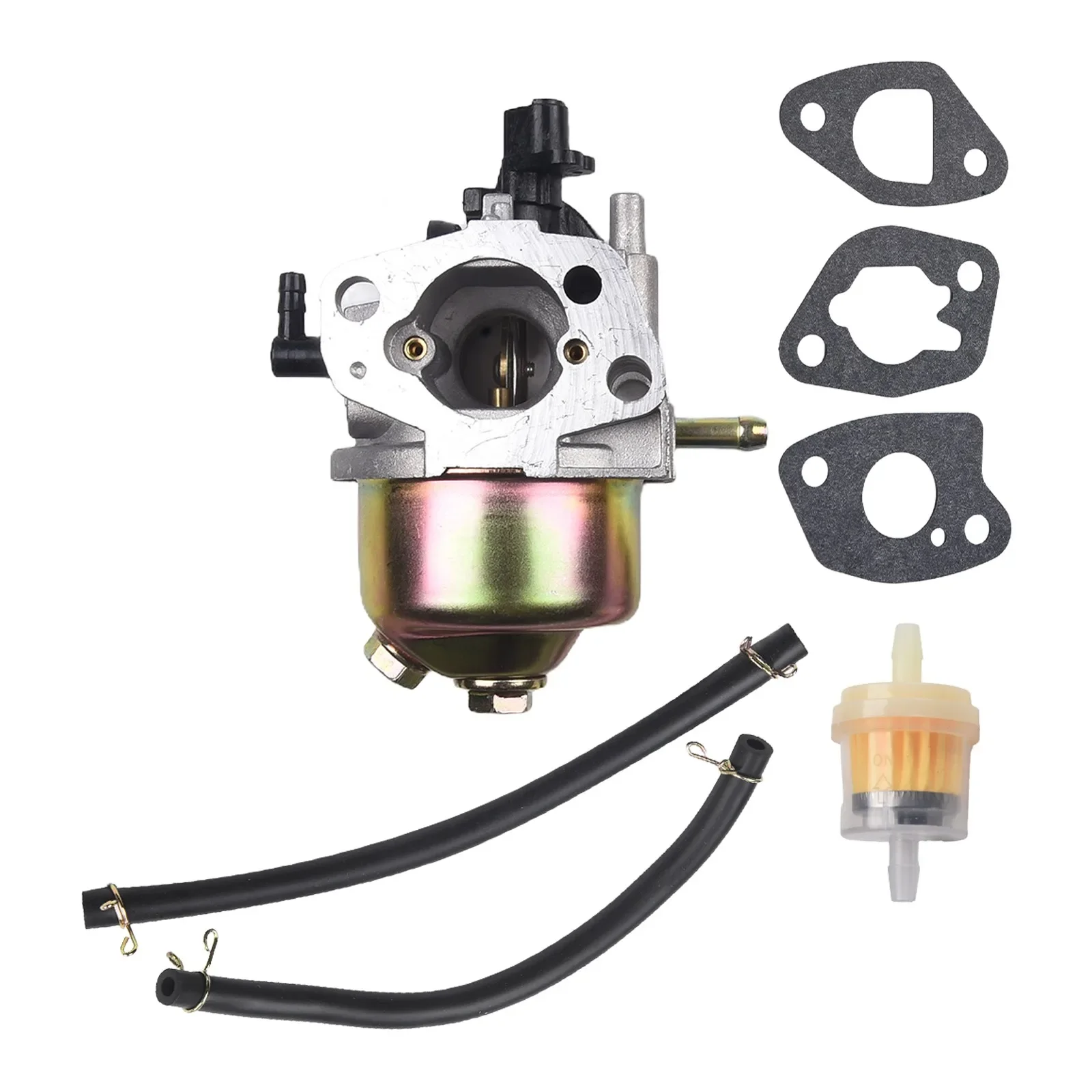 For Carburettor for Mountfield HP414 M411PD For RS100 SP414 Lawn Mower with Gasket & Fuel Line Efficient Replacement Part