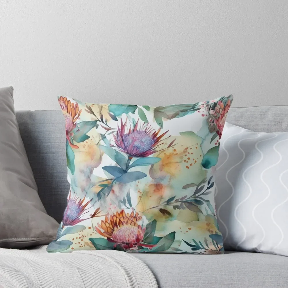 

Floral watercolour pattern Throw Pillow Sofa Cushion Cover Sofa Cushions sleeping pillows Pillowcases For Pillows pillow