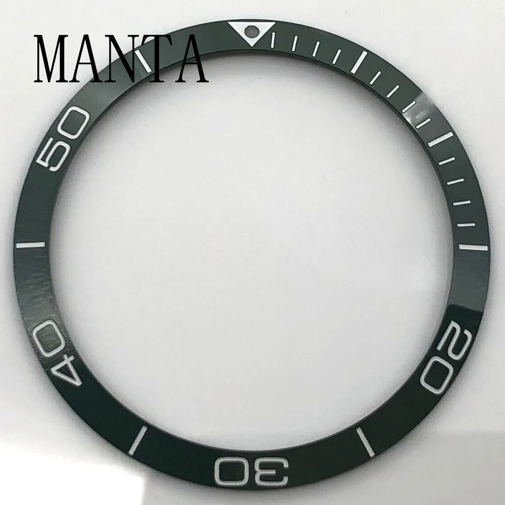 MANTA 39mm Ceramic Bezel Black Blue Green Fit 41mm Automatic Mechanical Watches Black Blue Green