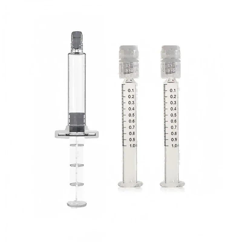 Best Selling 2ml Hyaluronic Acid Lips Prefilled Glass Syringes with Packaging