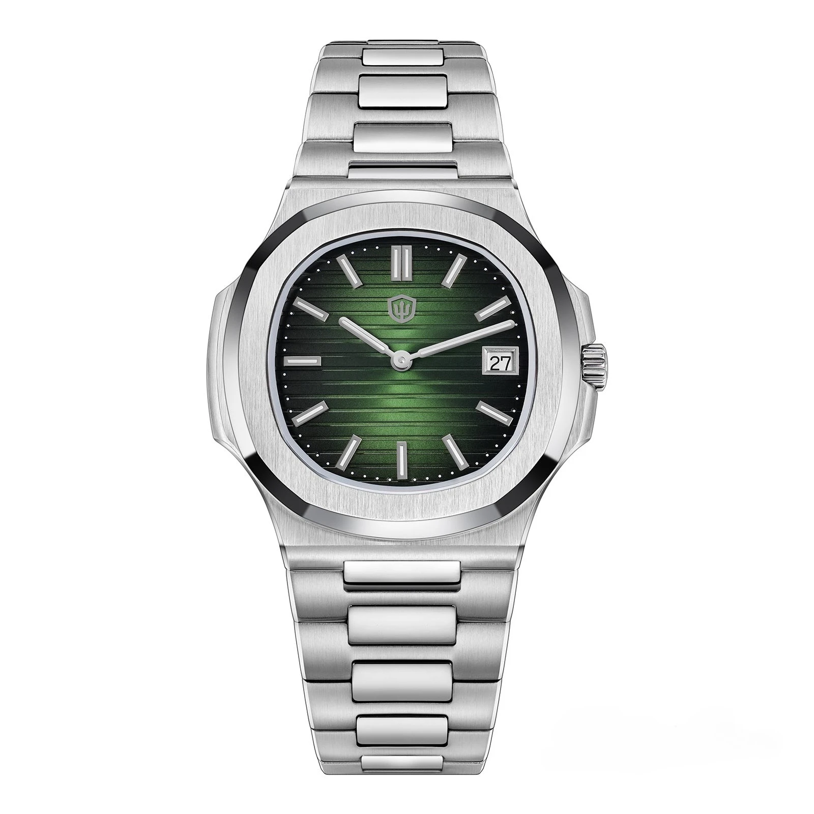 Watchdives WD00013 السويسرية روندا 714 ساعة يد تعمل بالحركة كوارتز أعلى الشق بالفرشاة 316L حالة AR طلاء الهاتفي سوبر لومينوفا BGW9 ساعة #6