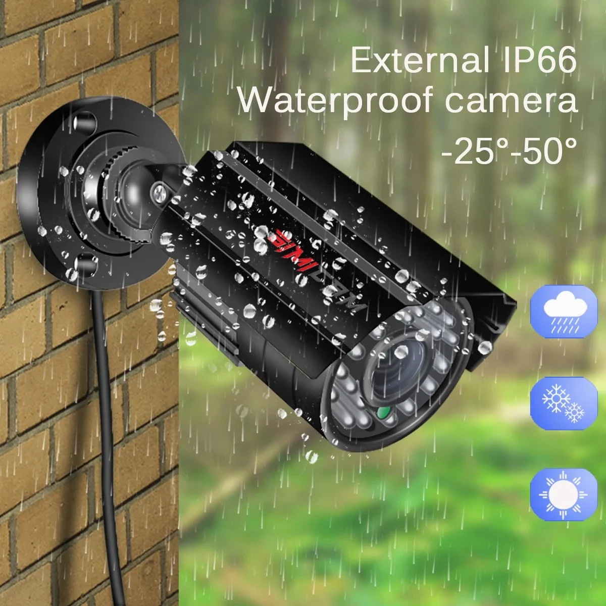 1080P 2MP Analog Camera 4IN1 AHD TVI CVI CVBS Compatible With Different Brand DVR Night Vision Outdoor Waterproof Metal Shell