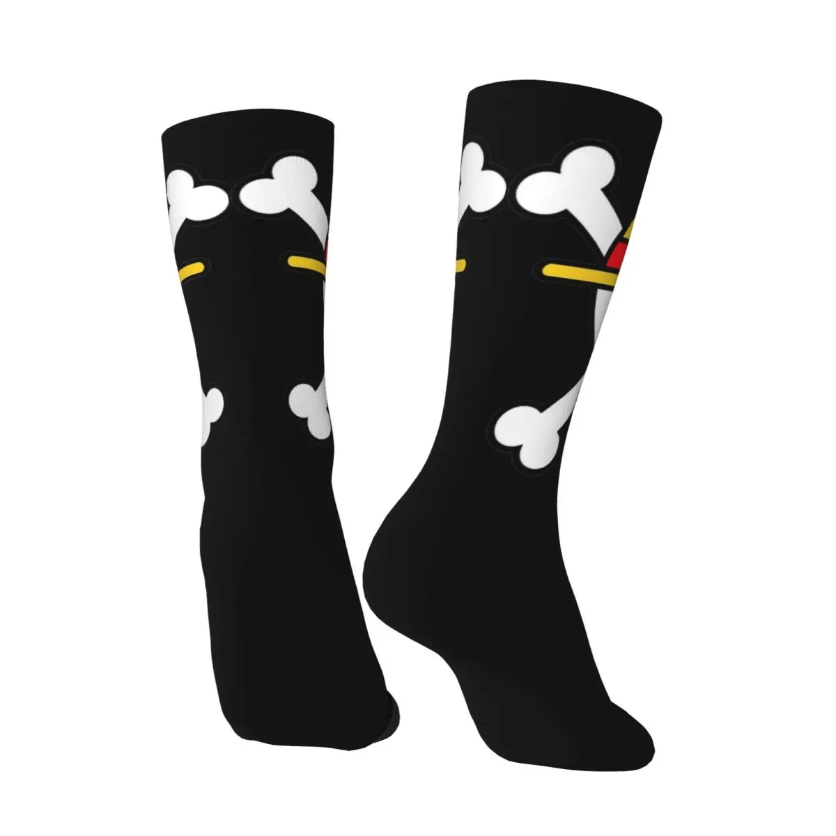 Calcetines de mujer y hombre, medias con logotipo de una pieza, calcetines suaves y cálidos elegantes de invierno, calcetines antideslizantes estampados para correr