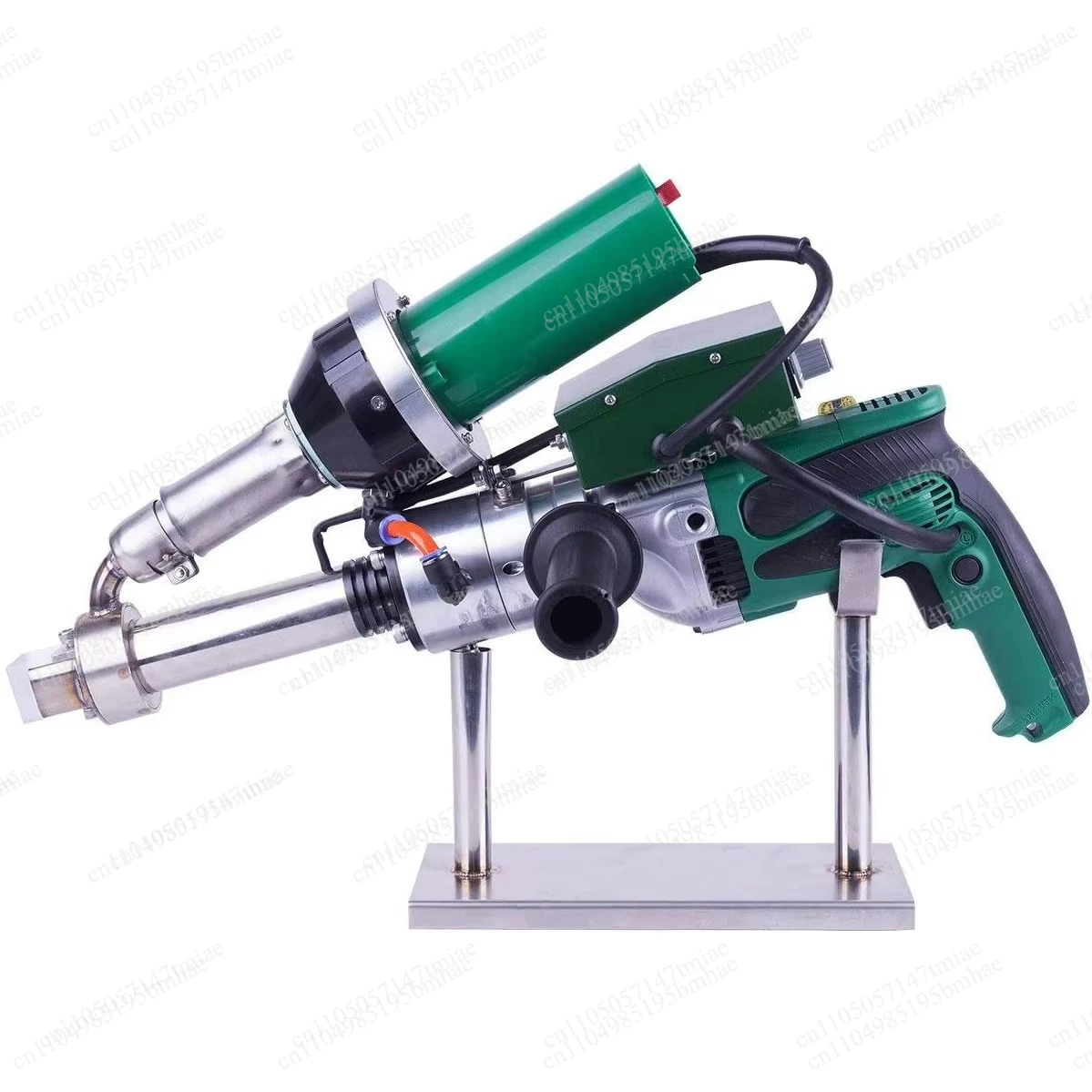 1600W Electric Handheld Extrusion Welding Torch PP HDPE LDPE Pipe Welding Machine Kit 110V/220V 20-600C Cold/Hot Air