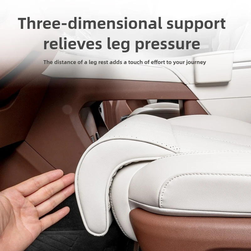 Nueva extensión de soporte para asiento de coche, extensor Universal de gamuza para asiento de coche, cojín para pierna para conductor, funda acolchada para asiento de espuma viscoelástica