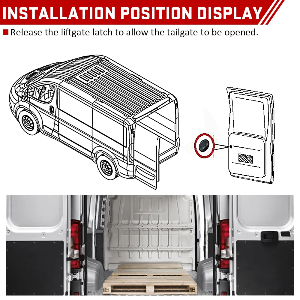 Rear Inner Door Release Button For Fiat Ducato Mk3 Peugeot Boxer Citroen Relay 06-21 735539554 1607485980 735426396