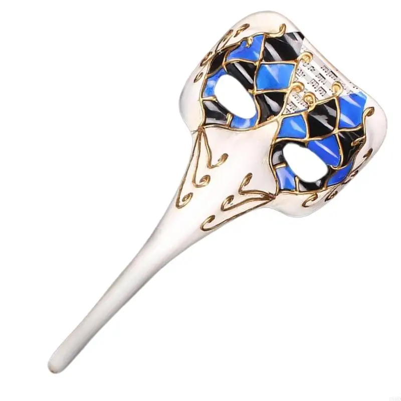 39BD Długie Full Face Mask Mask Mask Maska Maska Wenecja Maski Maski Maski