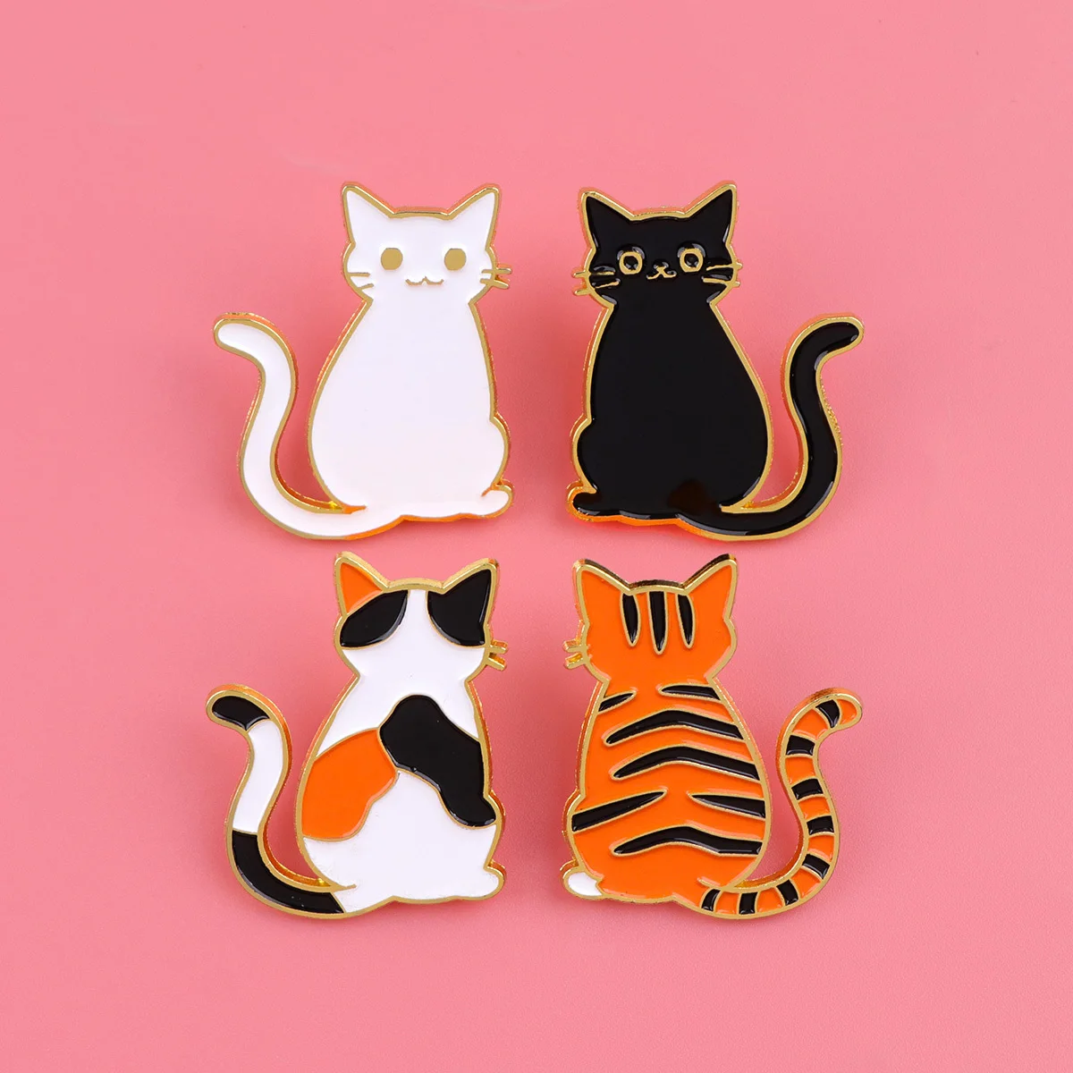 Cute Cat Enamel Pin…