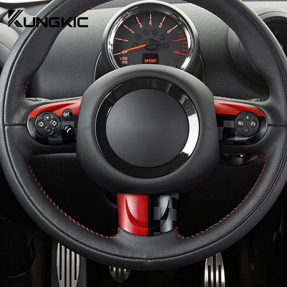 

3 шт., крышка на руль автомобиля, для Mini Cooper R55 R56