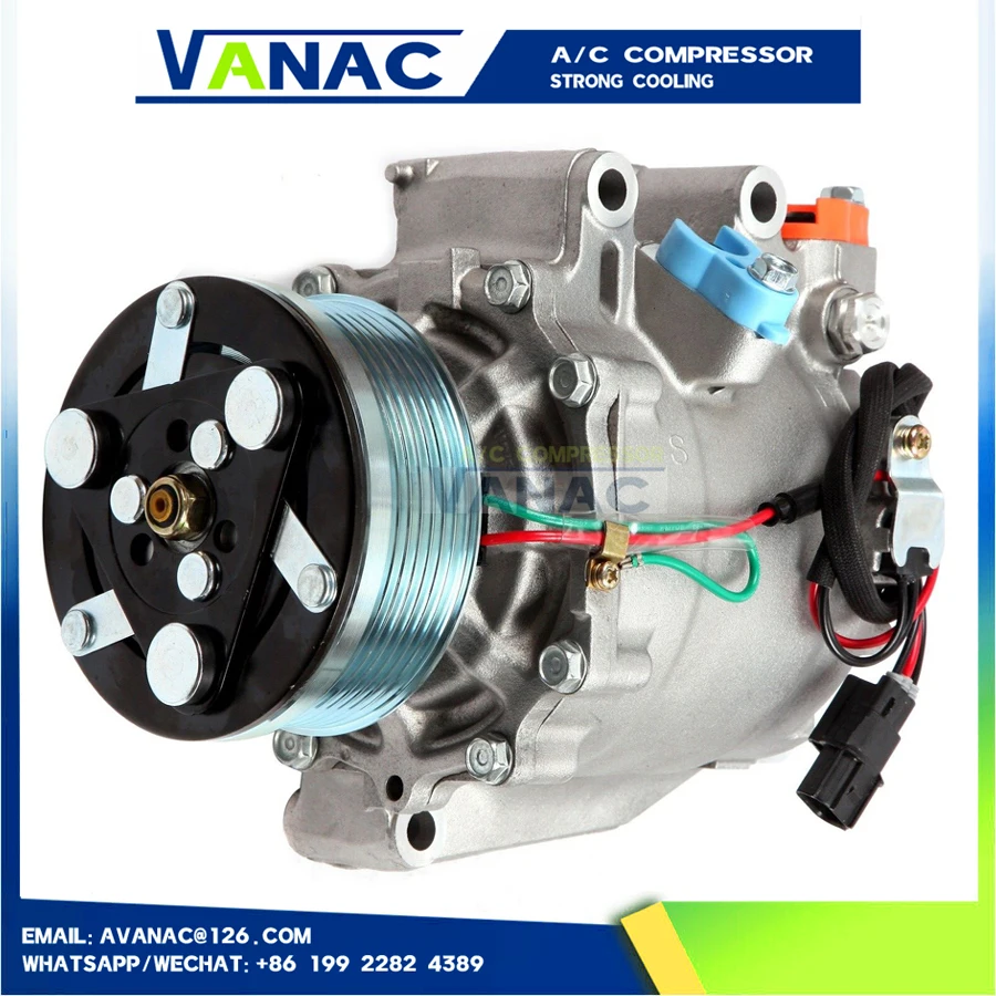 For AC Compressor and Clutch For 2006 2007 2008-2011 Honda Civic 1.8L 4918AC 255528 275739 2004918 4918U1 0610225 7512349