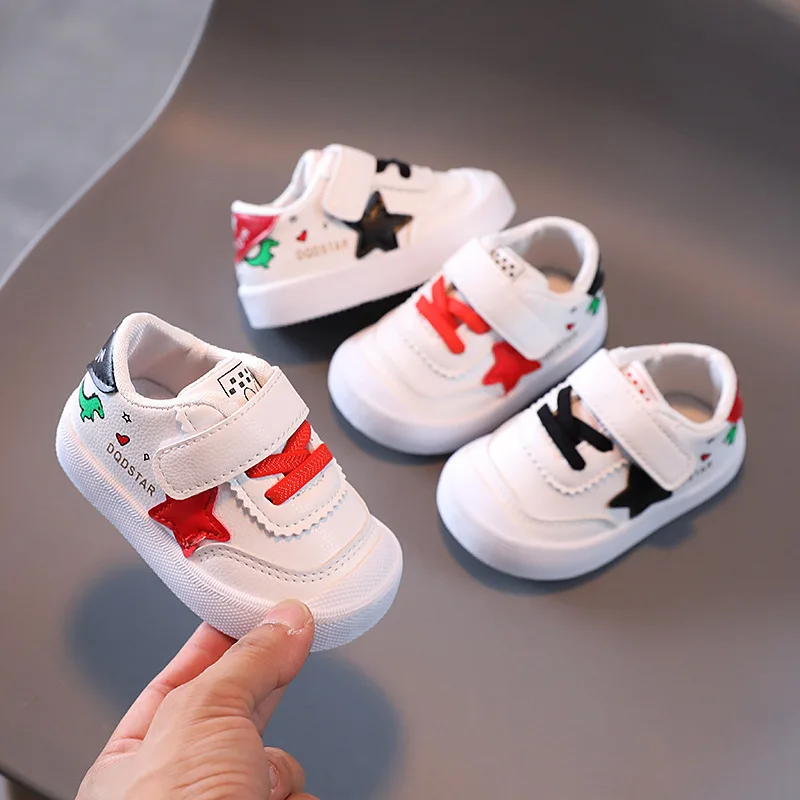 2024 Spring Autumn Baby Casual Shoes Autumn Fashion Baby Girls Boys Fashion Sneakers Cute Air Running Sports Shoes First Walkers