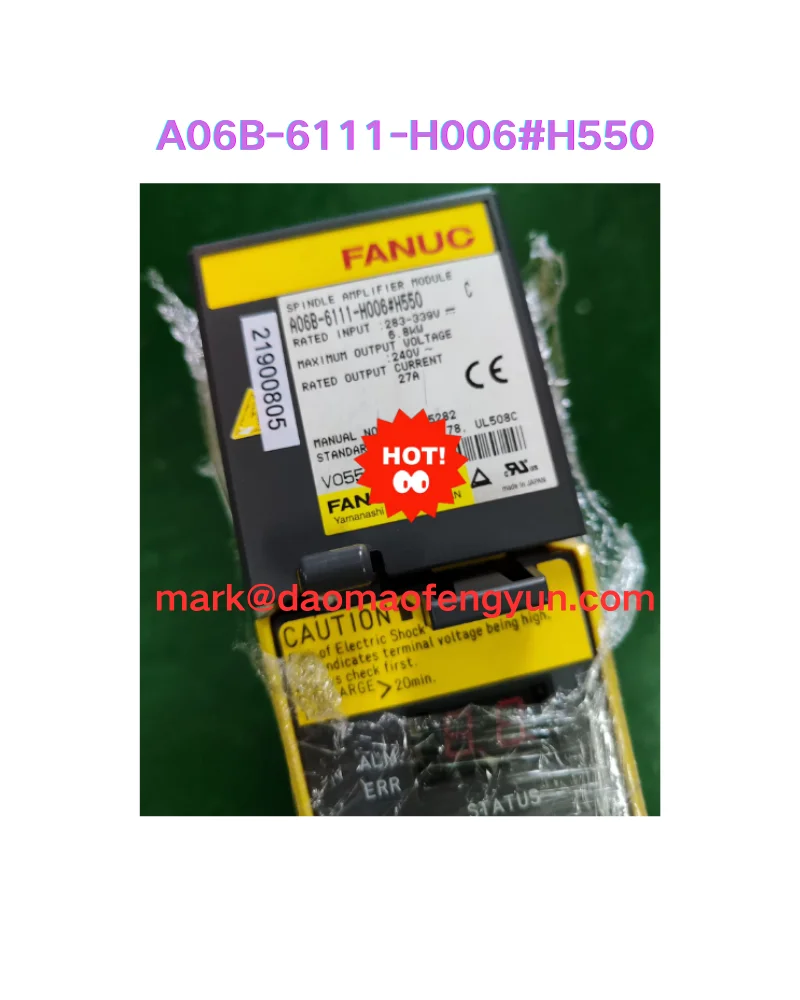 

A06B-6111-H006 H550 Испытание сервопривода в порядке