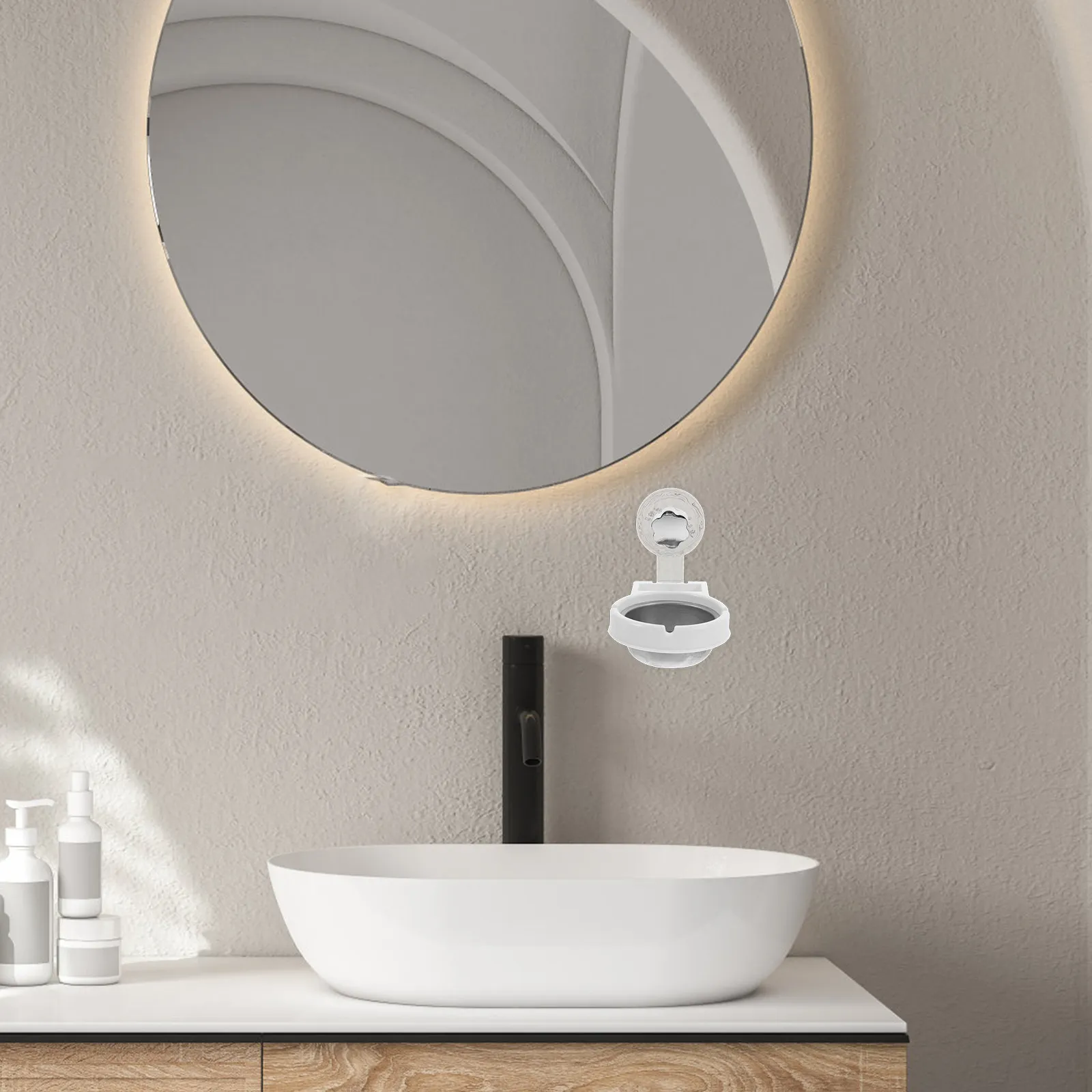 

Пепельница для офиса, защита от пыли, для балкона, удобная для туалета и ванной комнаты