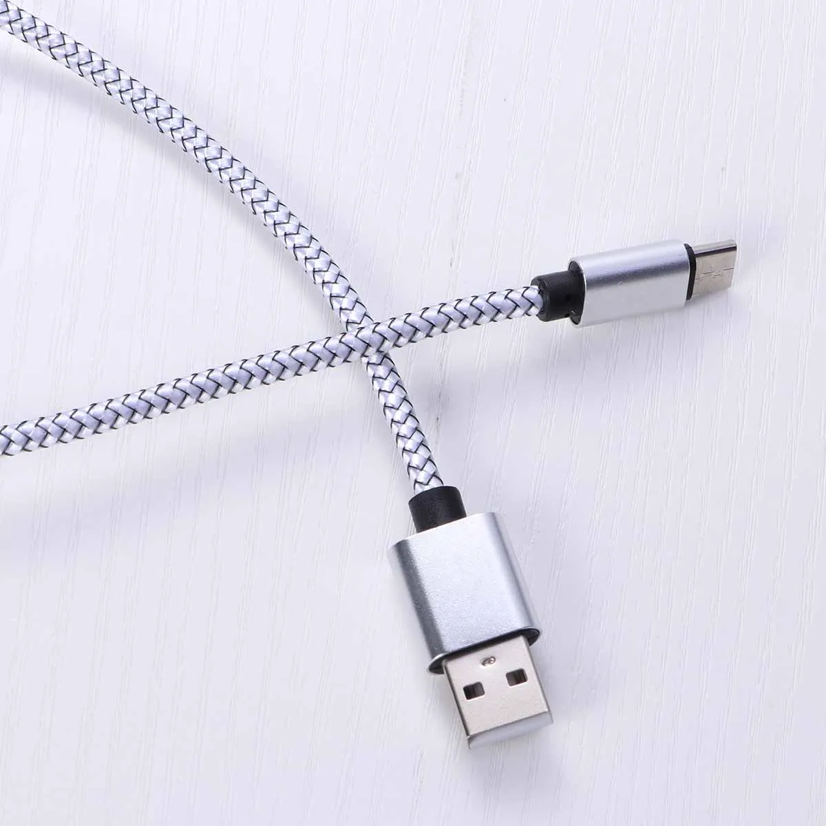 

Nylon Braided Type-C 2M 2.0A Fast Charging Usb C For S9 Note 8 P9 Honor