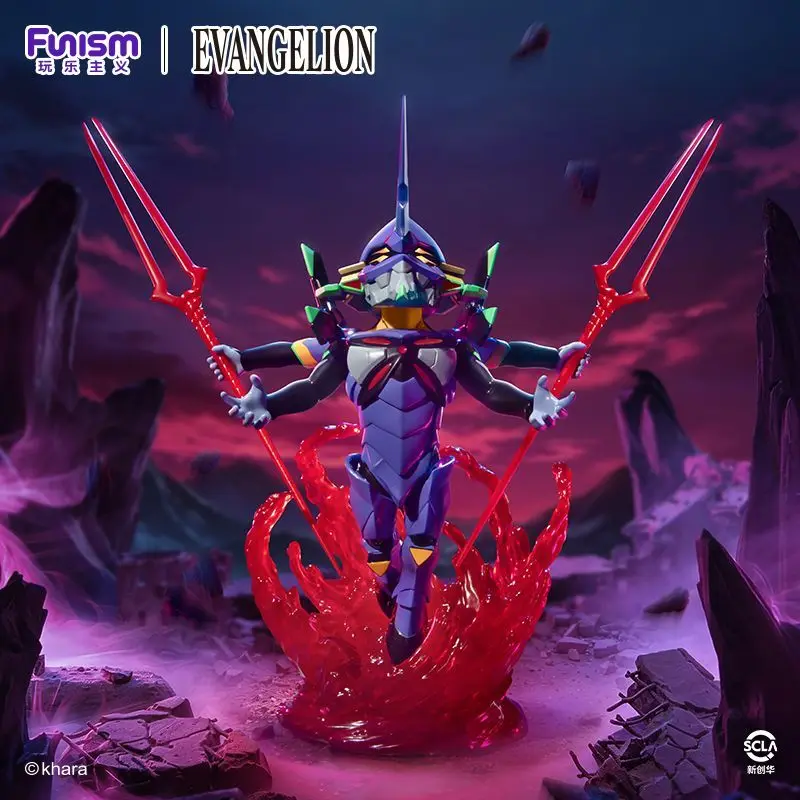 Funism Evangelion EVA Unit-01 Blind Box Collectible Figure Exquisite Craft Wave 1 & Wave 2 Anime Desktop Ornament Model Toy view 4