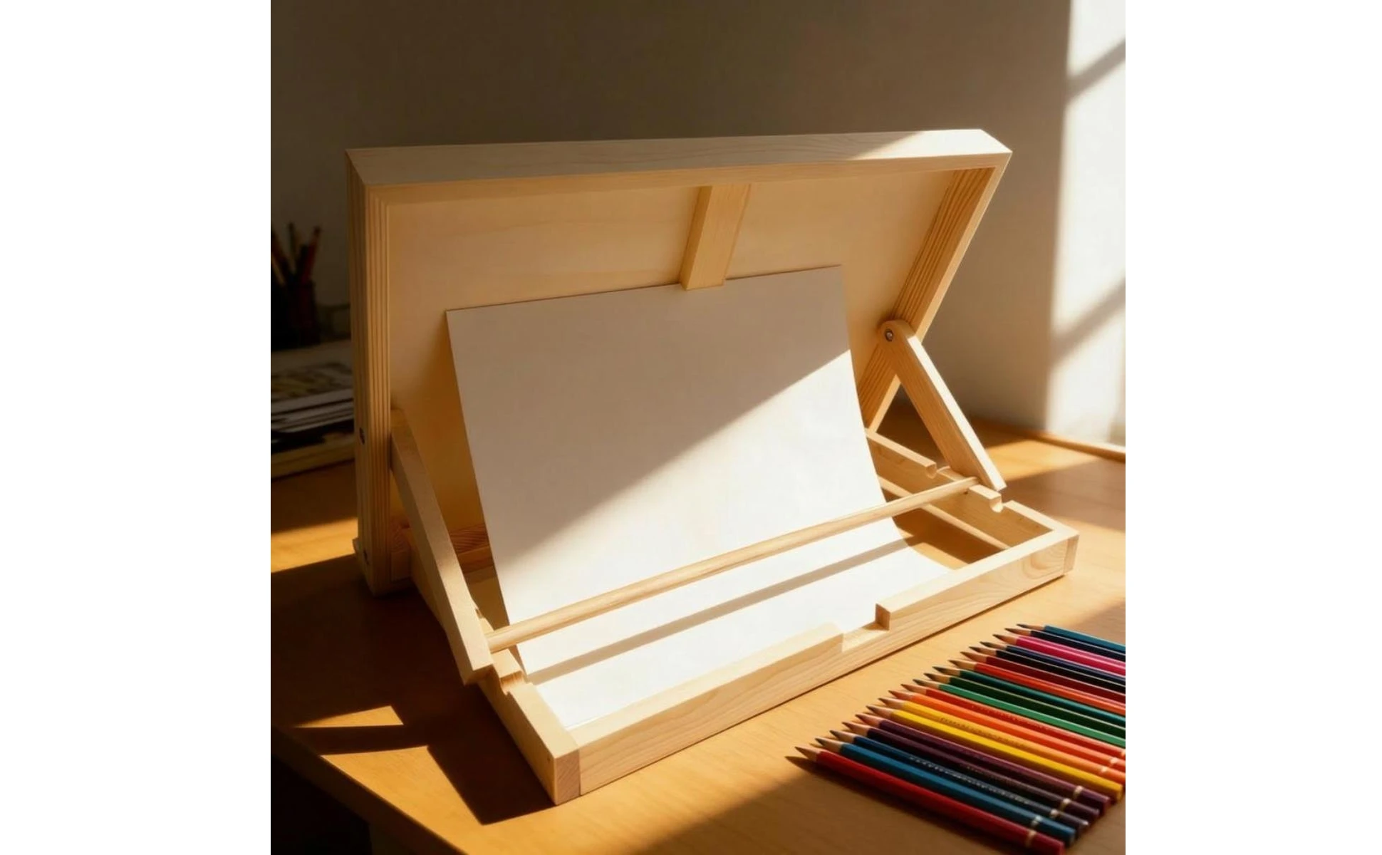 Tabletop Drawing Easel Collapsible Foldable Easel Stand Drafting Board Portable