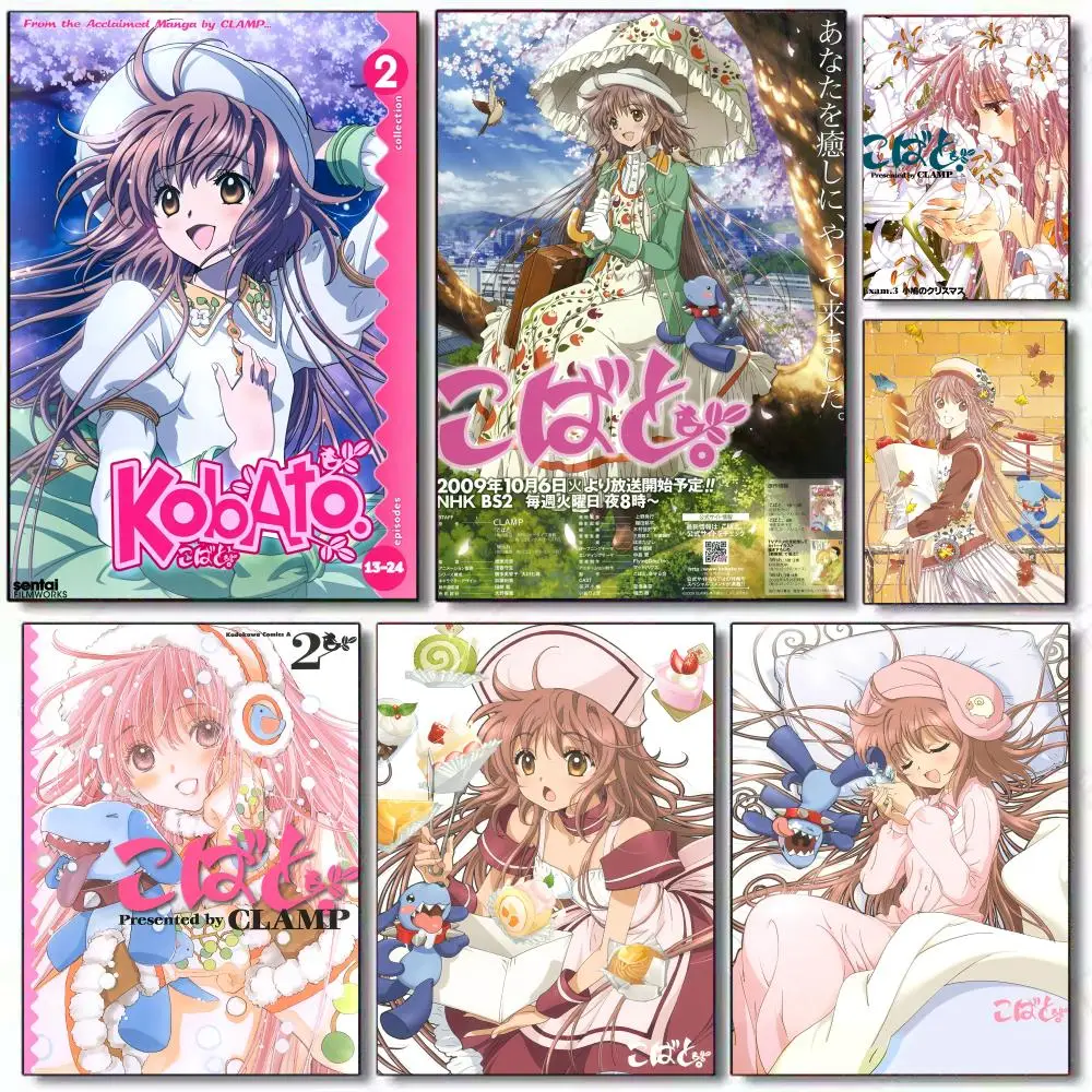 

K-KOBATO Painting Calligraphy Canvas Poster: Crease Free Waterproof Durable All Space Wall Decor