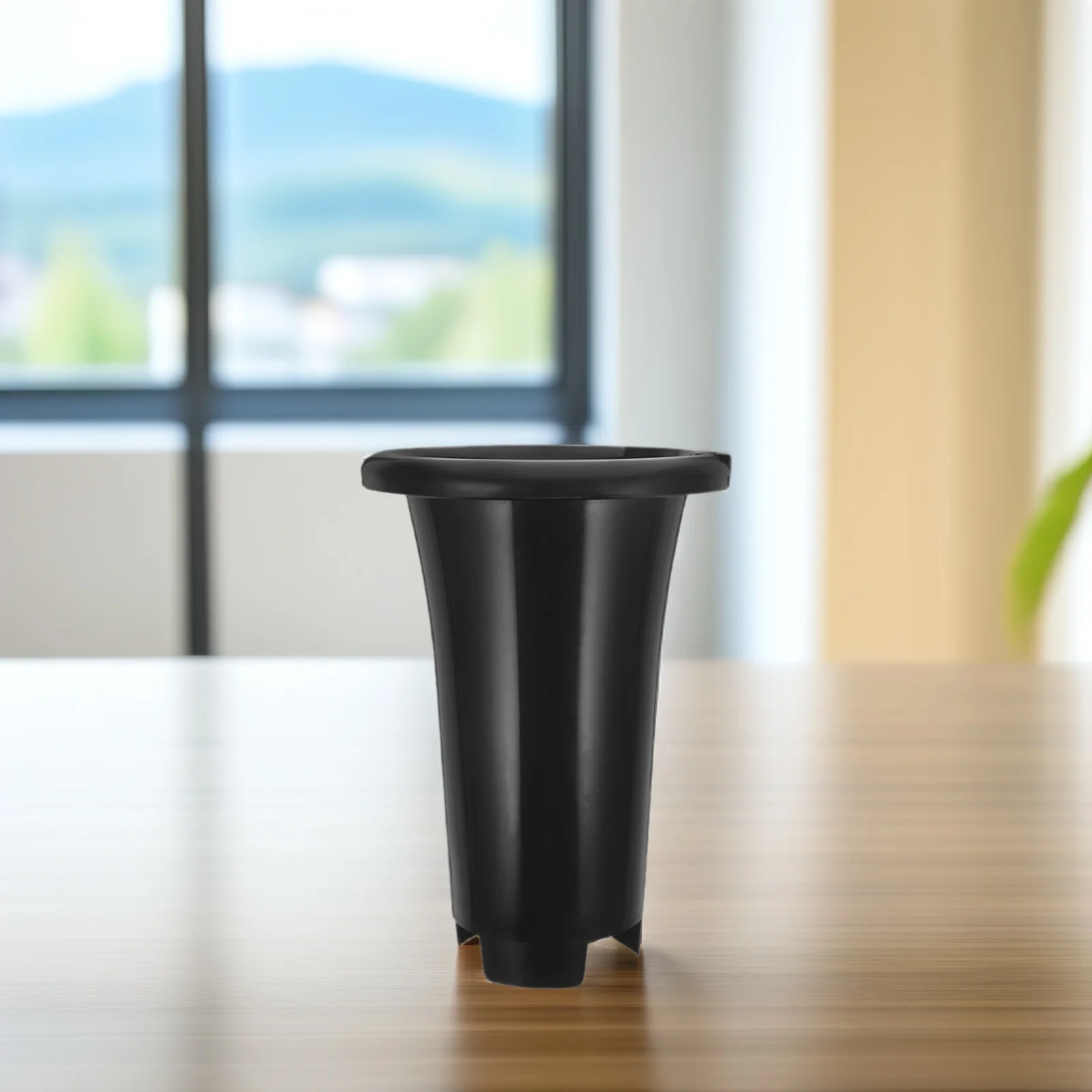 

6Pcs Black Orchid Pots Extra Large Thickened Design Ventilated Base Indoor Outdoor Planting Containers Pots Orchid Planters