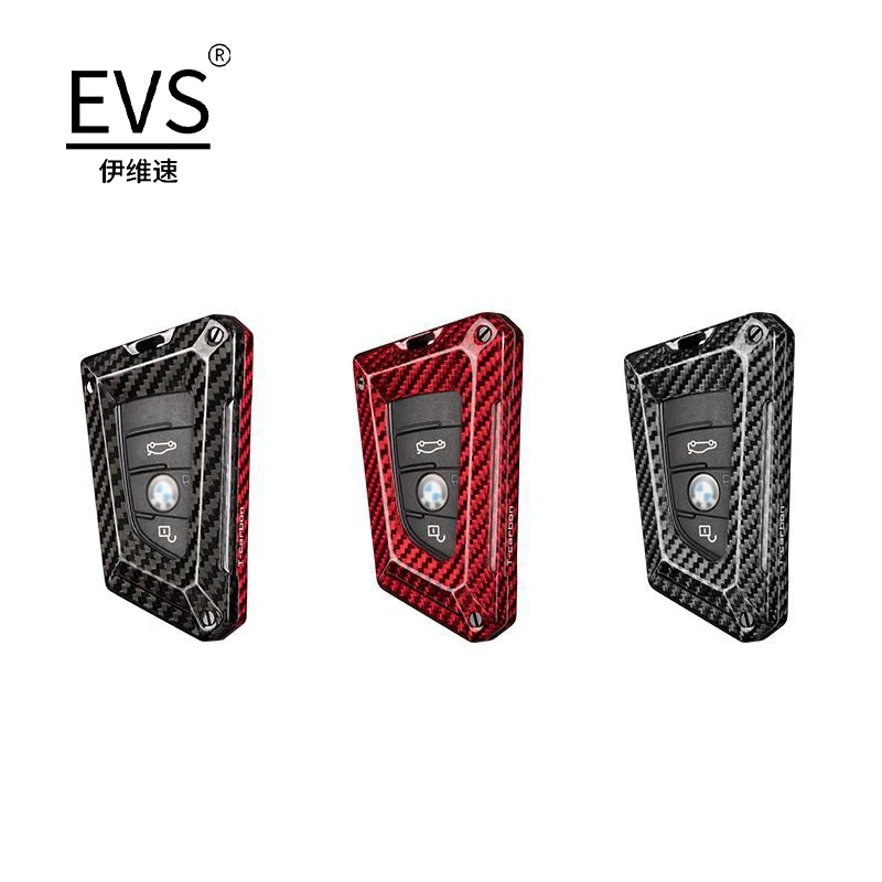 Carbon Fiber Car Key Case Cover Compatible With BMW F20 G30 G20 X1 X3 X4 X5 G05 X6 Unique Key Case Accessories