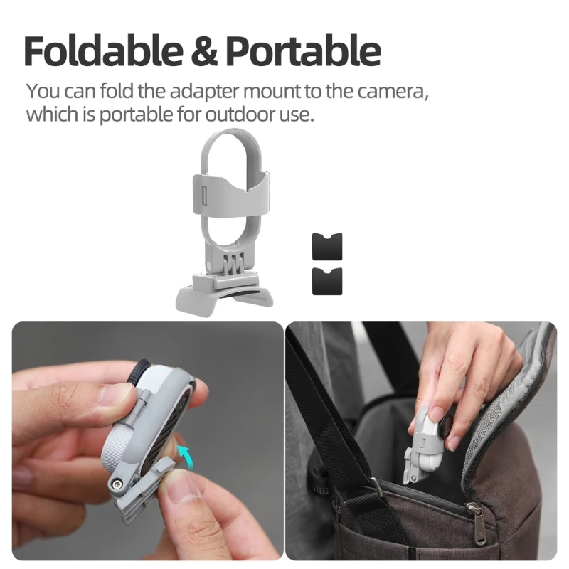 Mở Rộng Mount Adapter Nối Dài Cổng Kết Nối Đứng Cho 360 GO 3S/GO3 Camera Thể Thao Bộ Mở Rộng Fixer Giá Đỡ Adapter Điều Chỉnh