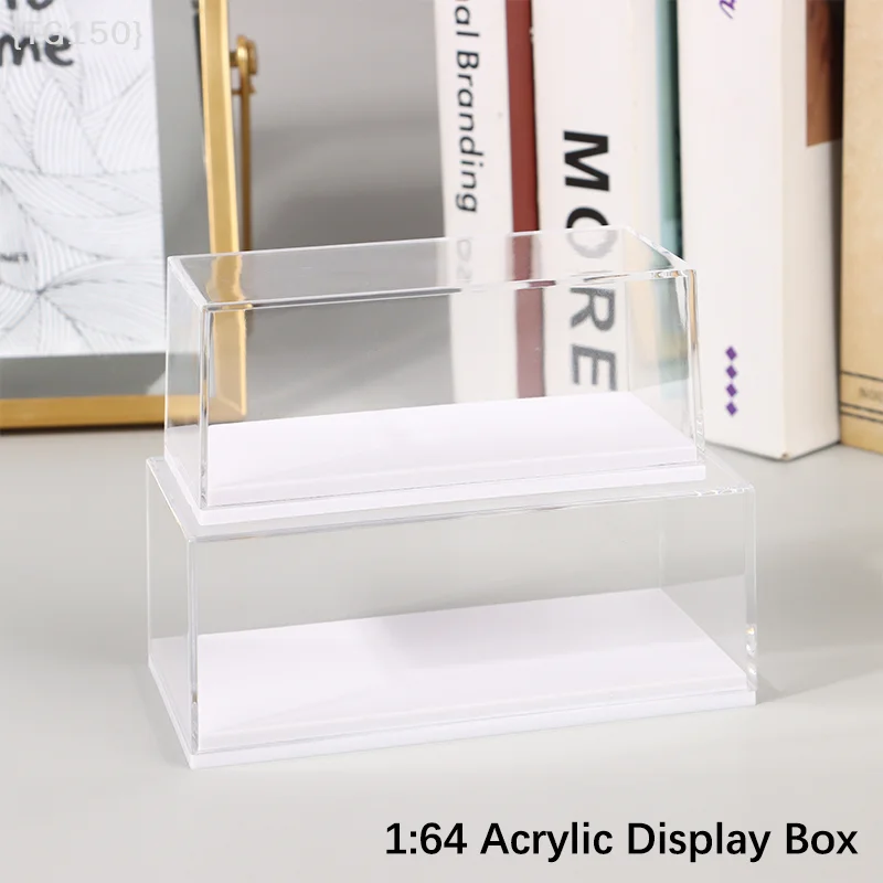 

【Ja】1:64 Scale Car Model Display Case - Transparent Acrylic Dustproof Box with Hard Cover for Collectible Miniature Protection