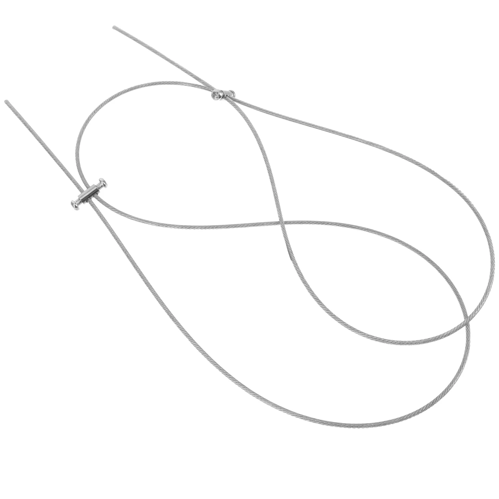 1 قطعة مجموعة أسلاك تعليق الستارة نظام كابل فولاذي قابل للتعديل ثقب مزدوج دائرة مقاومة للصدأ متينة للستائر سلسلة ضوء