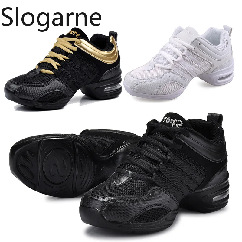 Kids 2026 New Modern Dance Shoes with Air Cushion Children Mesh Salsa Jazz Ballroom Dance Shoes Women Men Casual Sports Sneakers