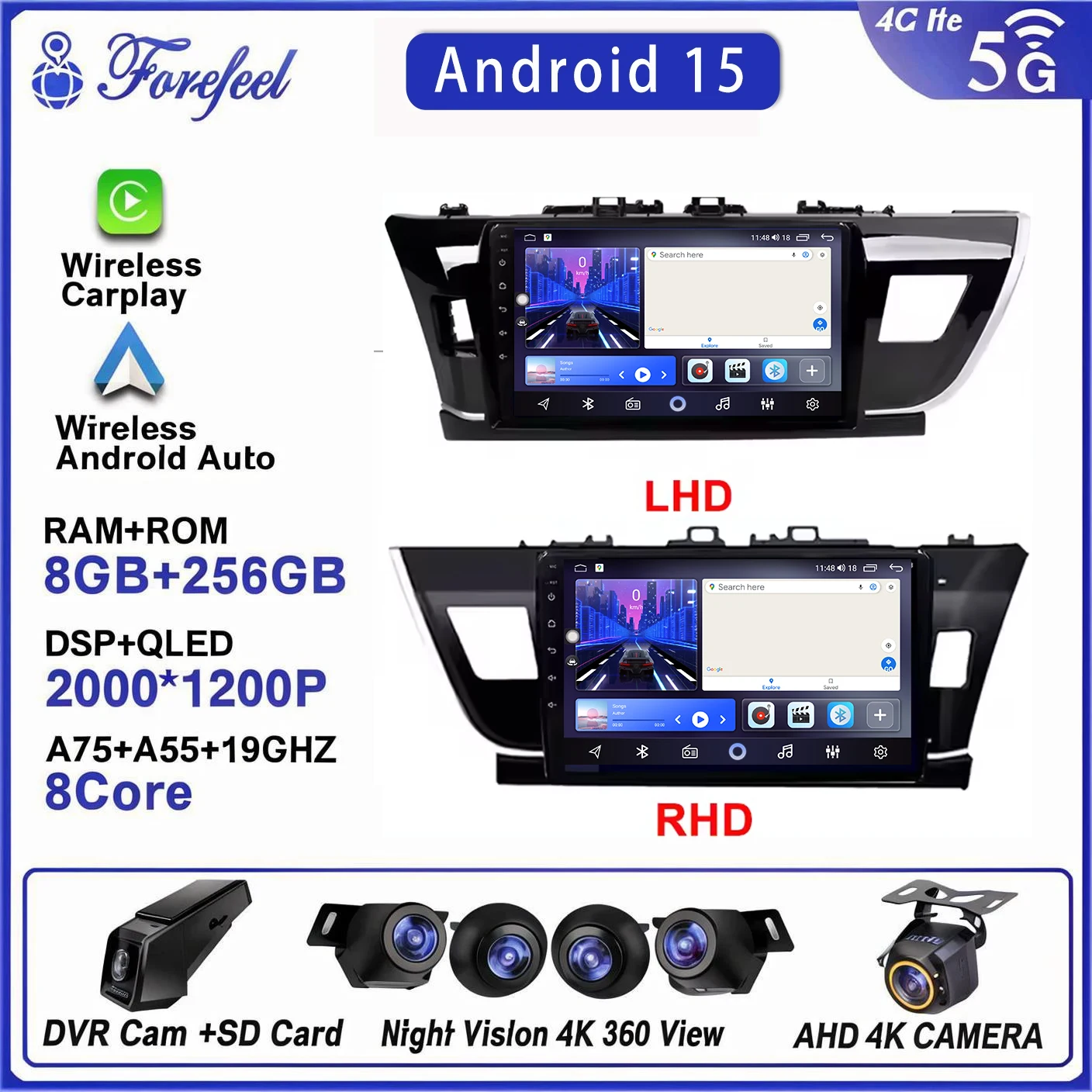 

Car Gps Android 16 For Toyota Corolla 11 Middle East Edition 2013 - 2017 Multimedia Stereo Player Navigation Auto Radio Screen