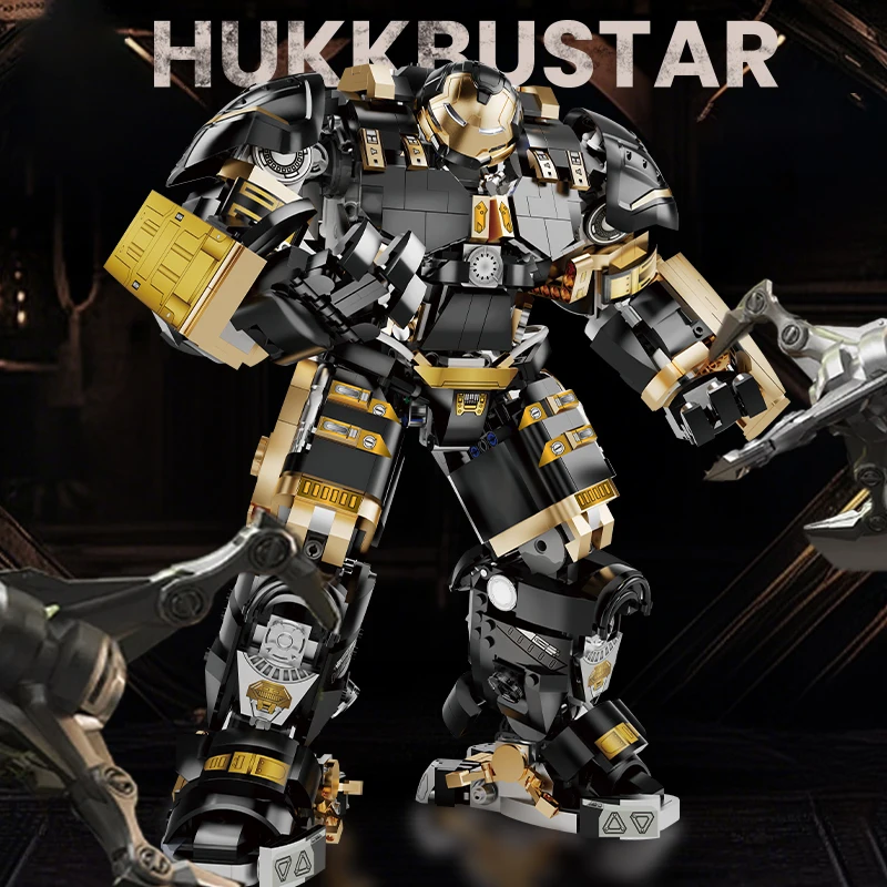 Neue Hulkbuster Bausteine MOC Modell Iron Man Ziegel Sets Marvel Superhelden DIY Spielzeug für Jungen Kinder Erwachsene Sammeln Spielzeug