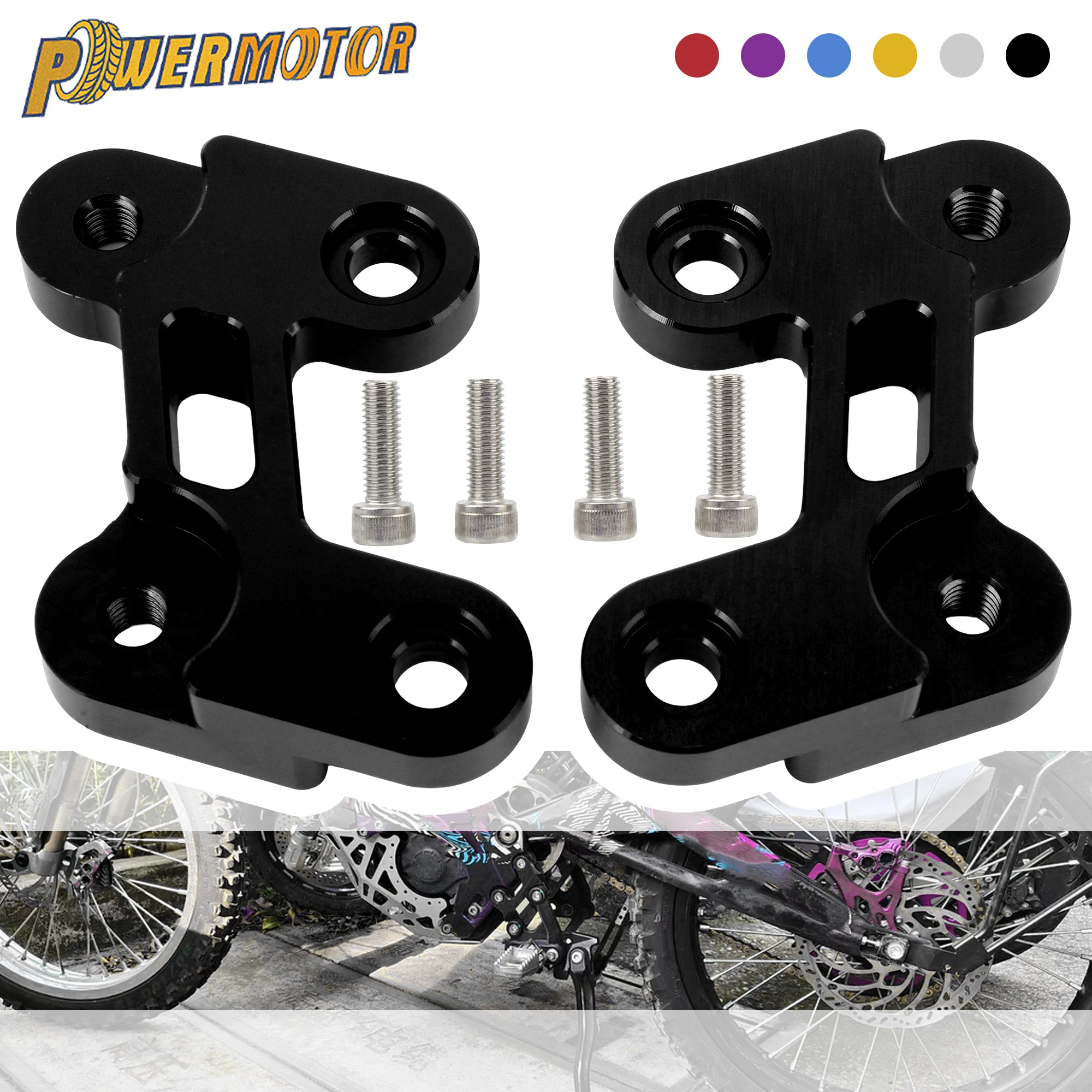 

Еlectric Motocross Pedal Lowering Bracket E-bike Foot Pedal Lower Holder Modified Part For Surron Light Bee XS Segway X160 X260