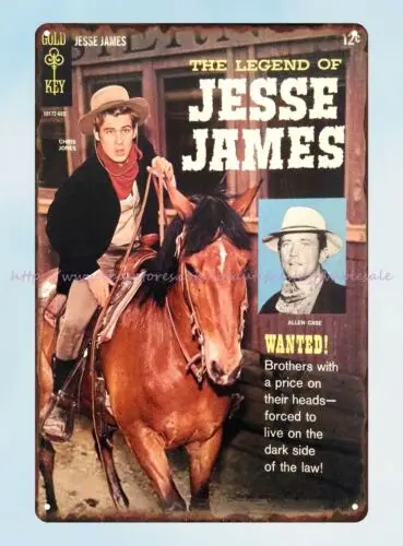 Legend Of Jesse (TV Western) 1965 tin sign metal advertising wall decor