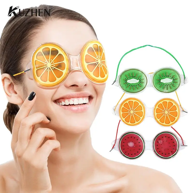 

Fruit Ice Compress Sleeping Eye Mask Relieve Fatigue Remove Dark Circle Cooling Relaxation Cute Eye Mask Eye Care Tools