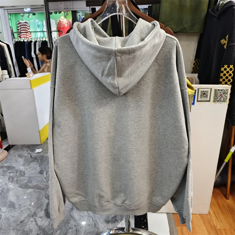 Grey CB Hoodie Loose Casual Winter Men's Sportswear