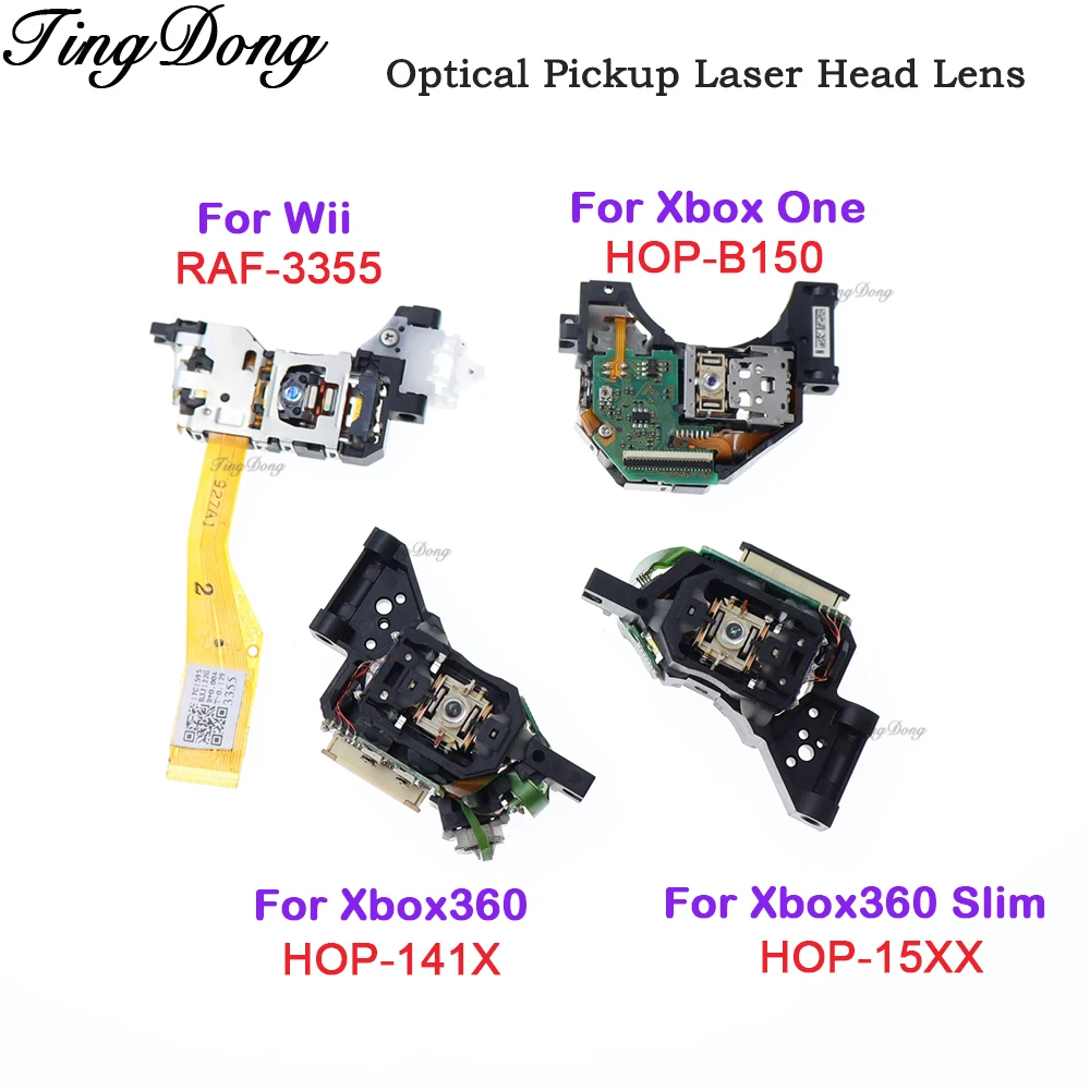 Optical Pickup Laser Head Lens For Xbox 360 ,Xbox One, Wii HOP‑141X HOP‑15XX HOP‑B150 RAF‑3355 Game Console DVD Drive Repair Par