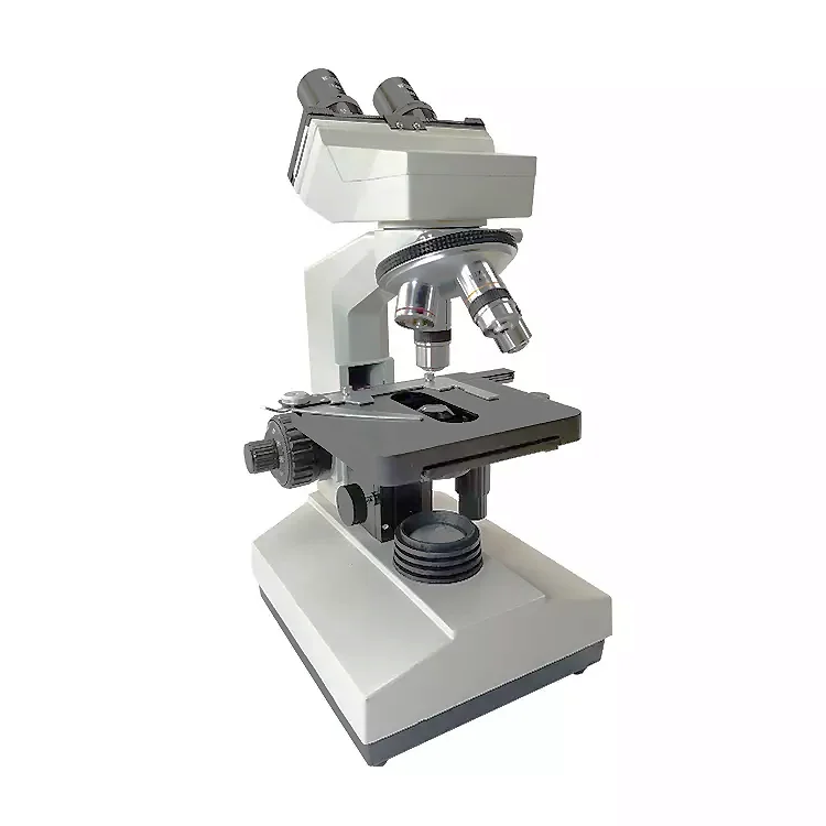 Hospital Laboratory Equipment Binocular Microscope Electric XSZ-107T Binocular Biological Microscope with CE