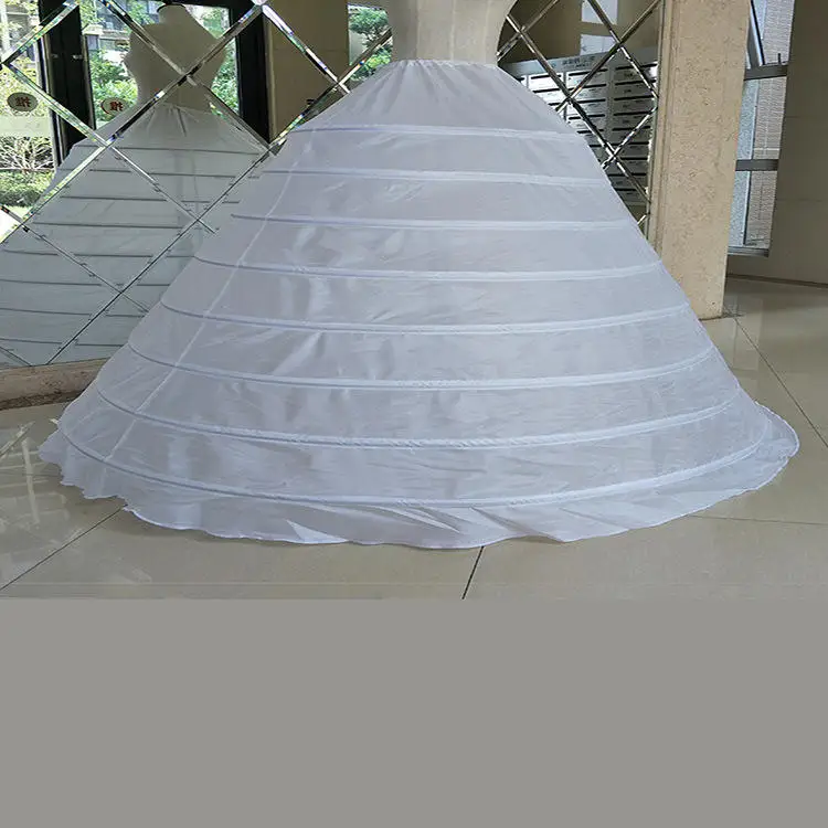 High Quality Factory 8 Hoops Bridal Wedding Dress Adjustable Petticoat 2024