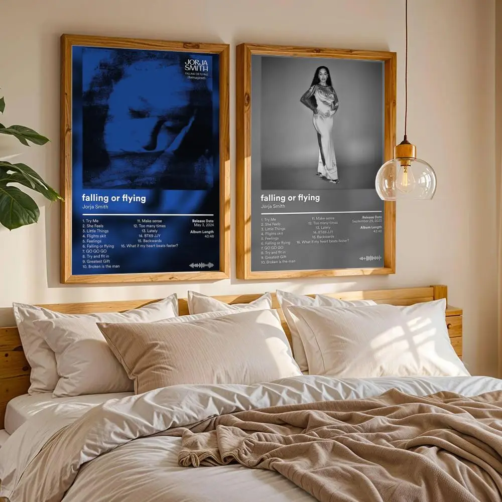 J-Jorja S-Smith Album Poster Stickers HD Painting Self-Adhesive Art for Bedroom Living Room Home