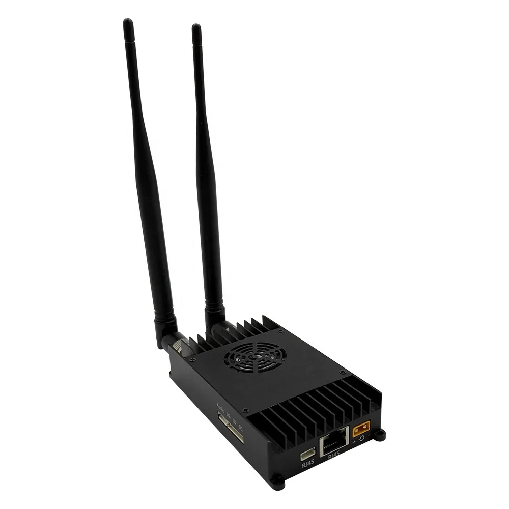 A 100-kilometer Long-distance Self-organizing Network Unmanned Aerial Vehicle Two-way Broadband Wireless Transmission Device