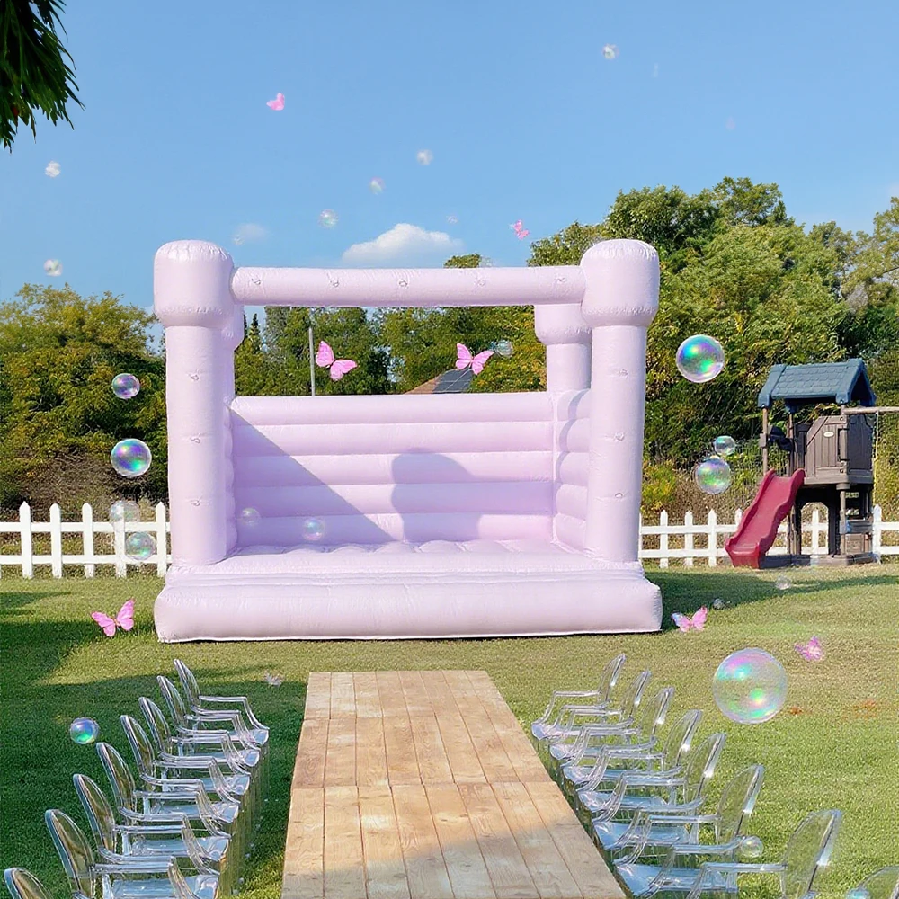 Castillo inflable de alta calidad con tobogán, castillo de salto para interiores y exteriores con soplador incluido