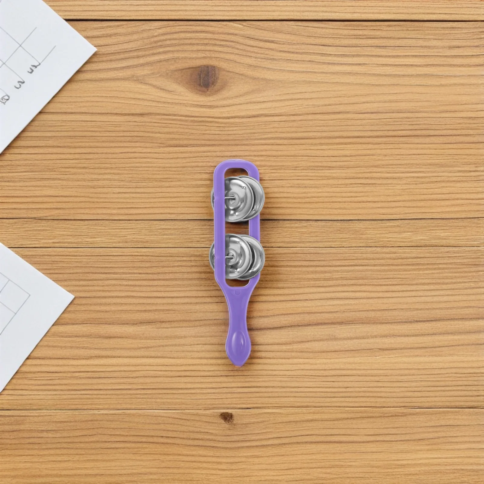 

2Pcs Colorful Hand Cymbals for Lightweight Ergonomic Preschool Home Music Teaching Orff Instruments Bells for