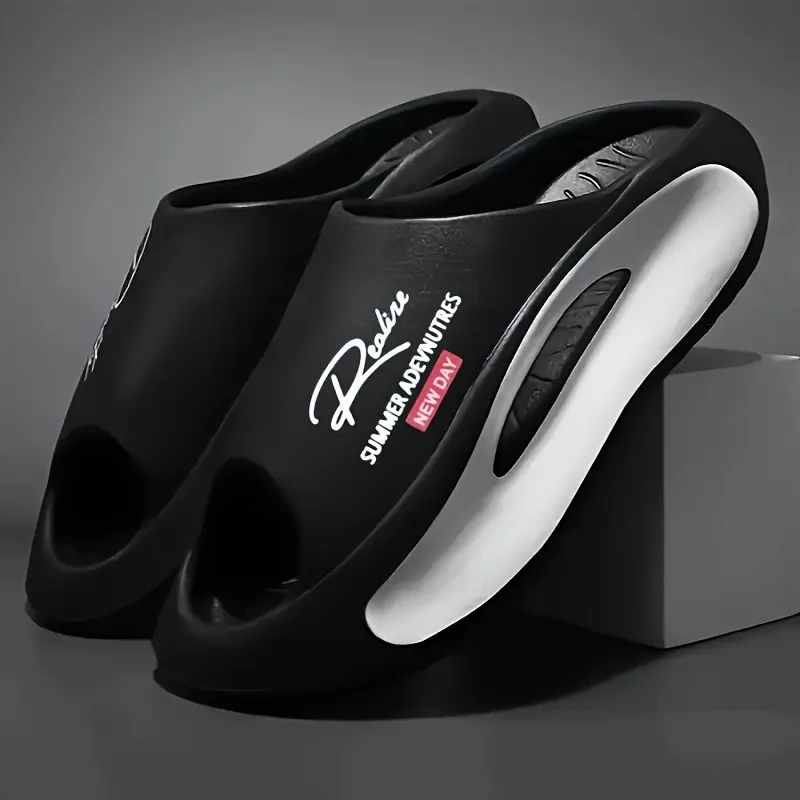 2025 Summer Men's Slippers Fashion Slippers Platform Non-slip Casual Shoes Soft Sole Sandals Couple Slipper EVA Outdoor Slippers