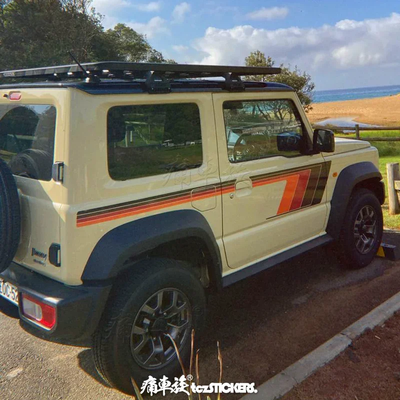 Car Vinyl sticker FOR Suzuki Jimny Waist Line exterior decoration Customized fashionable custom sports decal
