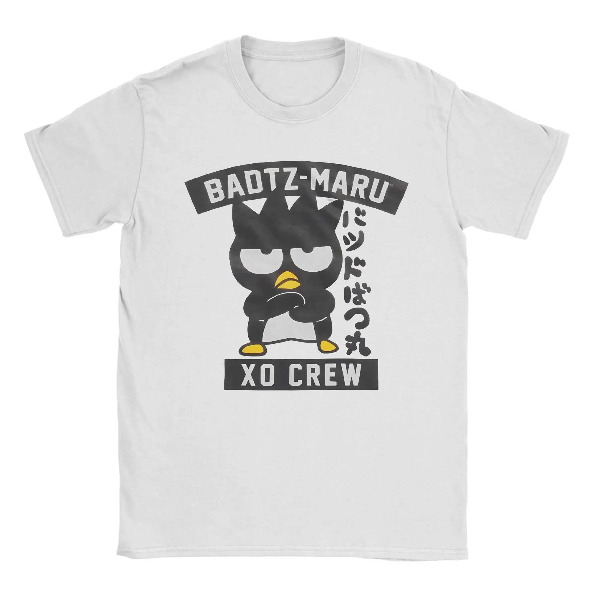 

Harajuku T-Shirt Summer Cartoon Bad Badtz Maru T-Shirts 100 Cotton Tee Shirt for Adult Y2K Basic Big Size Short Sleeve Tops