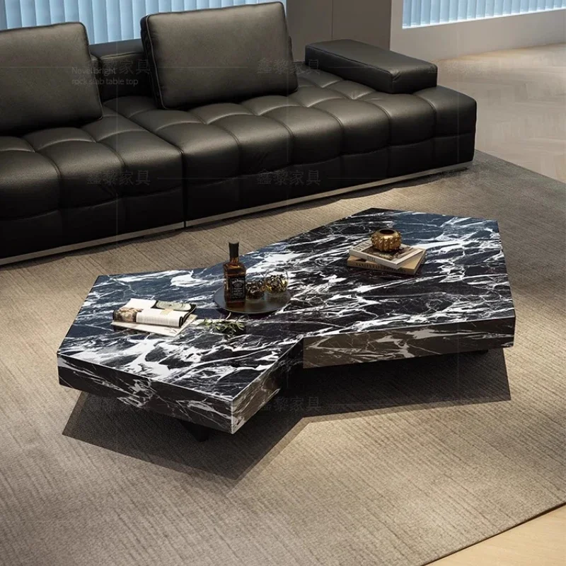 

Передвижной роскошный журнальный столик, современный дизайнерский минималистичный уникальный письменный ужин, украшение журнального столика, мебель для дома Couchtisch