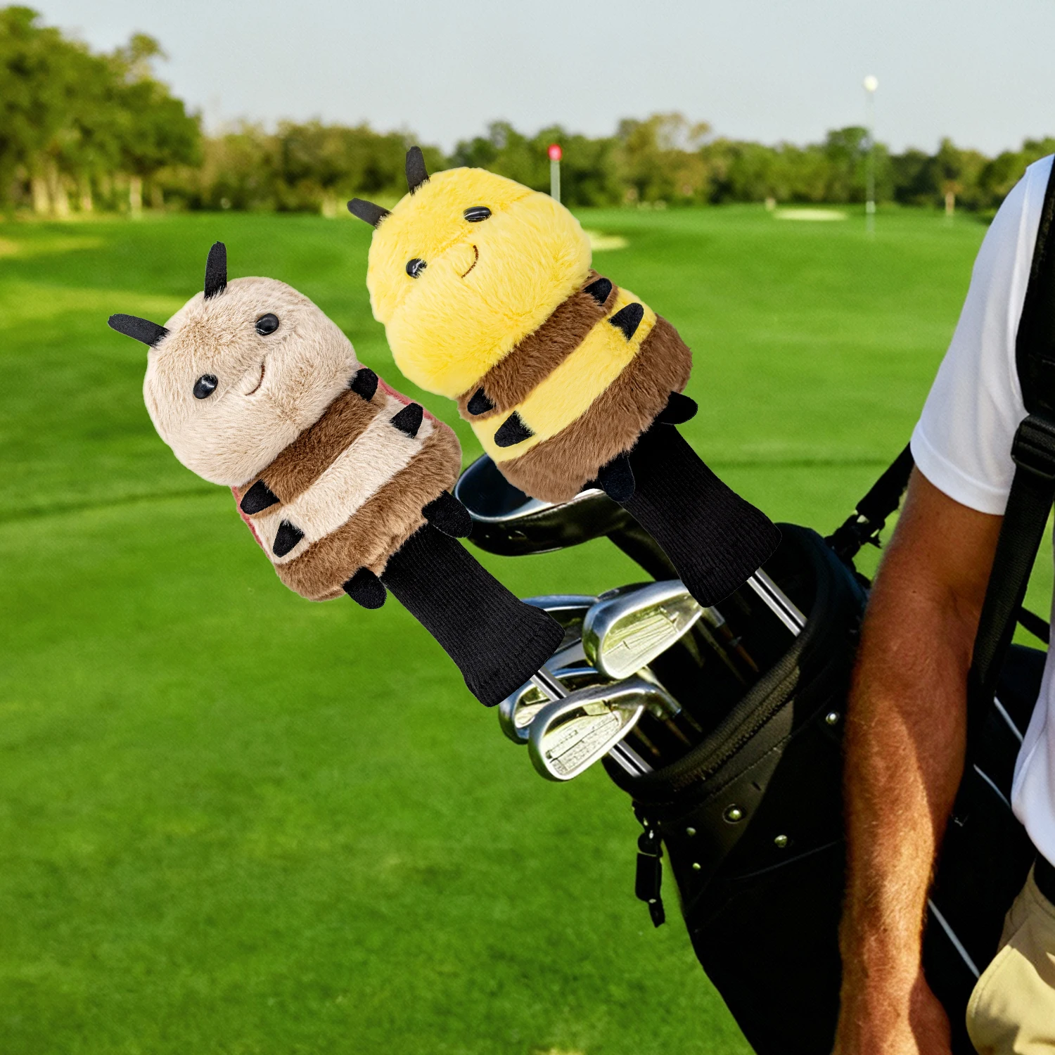 1PC Plush Bee‑Shaped Golf Club - Golf Clubs ulasan dan harga