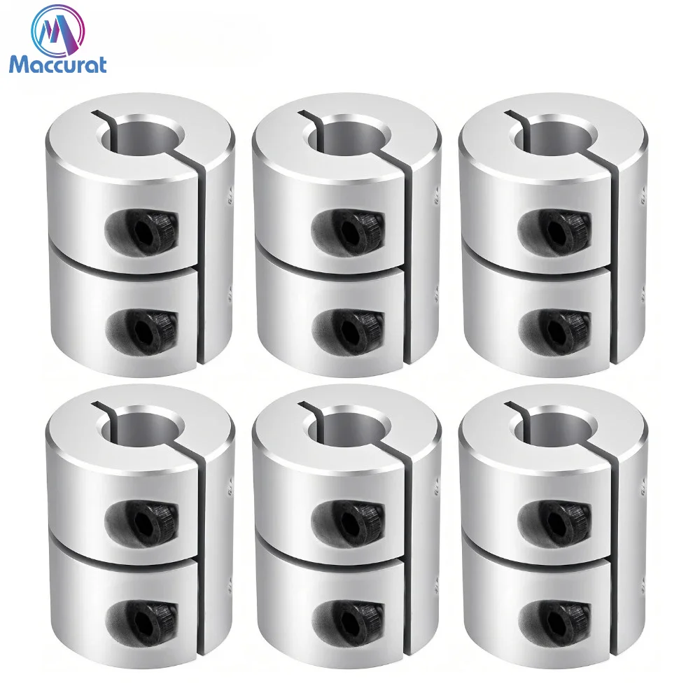 For 3D Priner D20 L25 Flexible Shaft Coupler 5x8x25mm Coupler Ender3 Cr10 3d Printer Parts Rigid Shaft Coupler Clamp Stepper