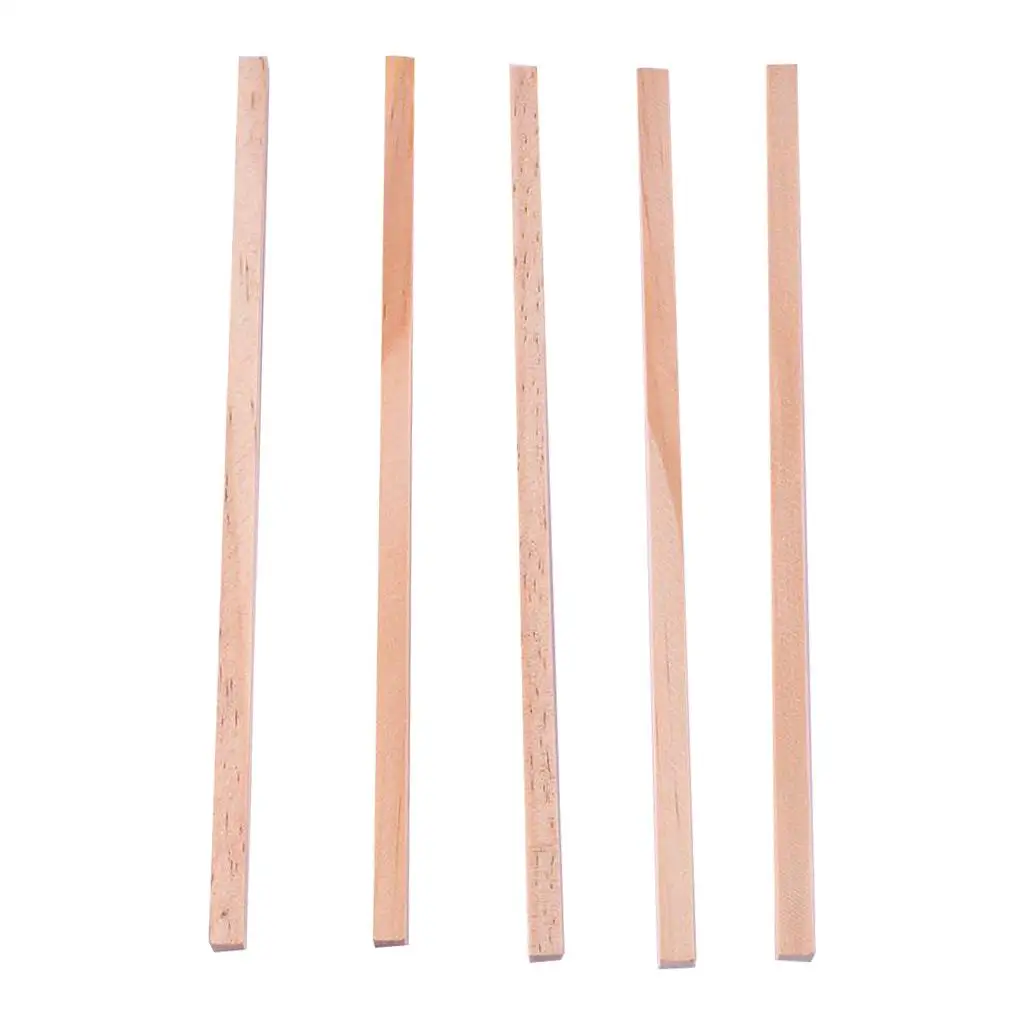 10x10x200mm Square Pine Wood Sticks Smooth Woodcraft Stick Dowel Rods