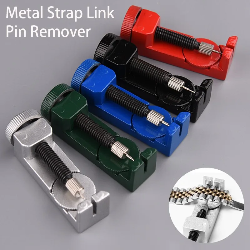 Metal Strap Link Pin Remover Repair Tool Watch Band Spring Bar  Remover Tool Stainless Steel Adjuster Pins Bracelet Link Remover