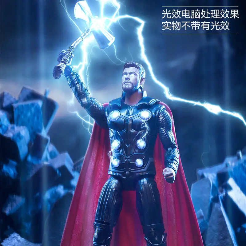 Marvel os vingadores série thor menino novo legal dos desenhos animados anime estatueta modelo móvel colecionável decoração periférica brinquedo presente